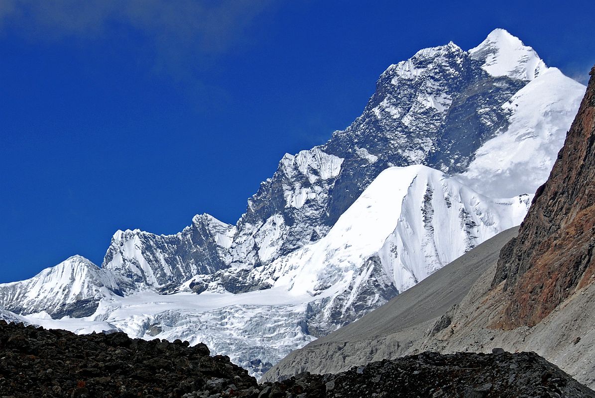 8 5 Nuptse, Lhotse, Lhotse Shar, And Cho Polu From Barun Glacier Trail To Makalu Sandy Camp